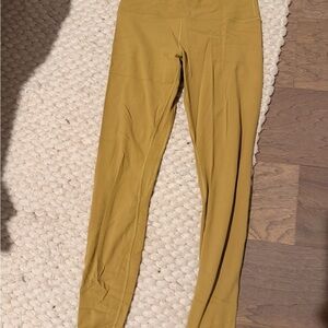 lululemon athletica Mustard Leggings